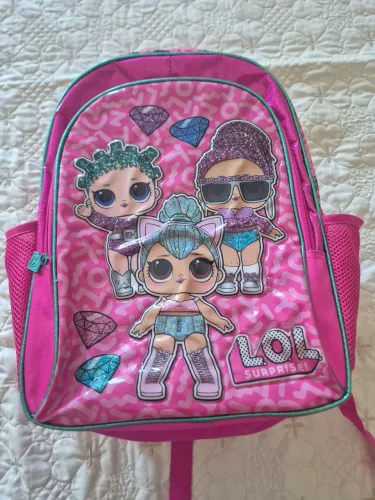 Mochila Lol menina escolar