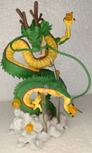 Action Figure Shenlong (Shenron) com Esferas do Dragão - Dragon Ball Z - Estátua Banpresto