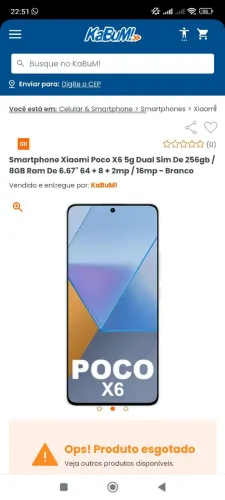 Vendo celular Poco X6 - sem nenhum detalhe.