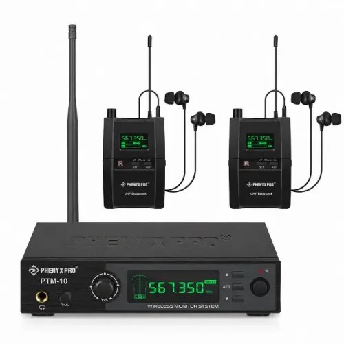PHENYX PRO PTM-10-2B - SISTEMA DE RETORNO IN-EAR SEM FIO