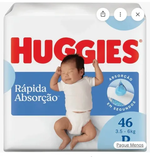 Fraldas Huggies P 