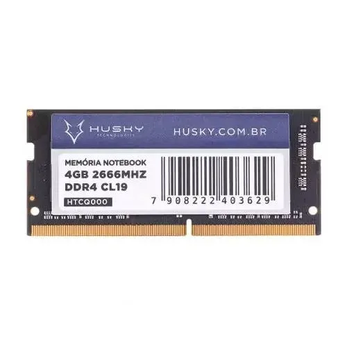 Memória Para Notebook 4GB 2666MHz DDR4 CL19 Husky Gaming