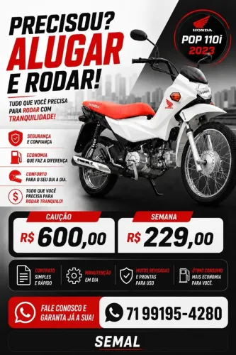 Aluguel de Honda POP 110i