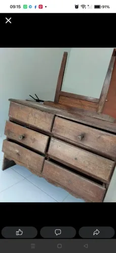 Cômoda de Angelim 6 gavetas