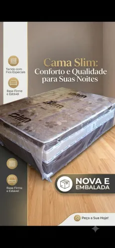 Cama box. 12cm de espuma