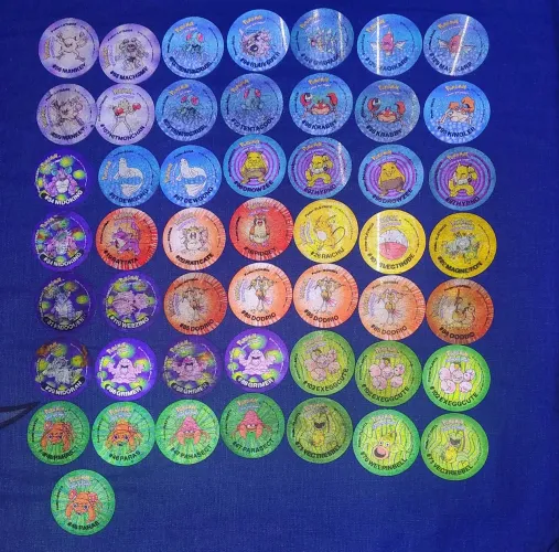 Lote tazos pokémon 