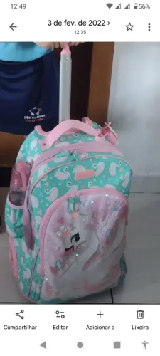 Mochila de rodinha marca puket