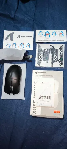 Mause attack shark x11se com detalhe!