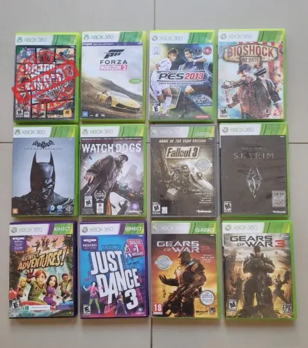 JOGOS ORIGINAIS PARA XBOX 360 - VALORES NA DESCRIÇÃO.