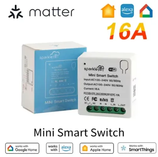 Mini interruptor Inteligente Matter Wi-fi