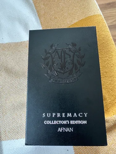 Caixa Vazia perfume original Supremacy Collector?s Edition Afnan