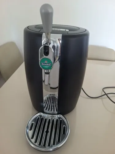 Chopeira Elétrica Heineken Krups Beertender, 5L, 110 volts, seminovíssima!!