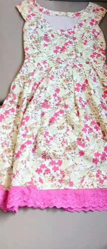 Vestido rodado estampado