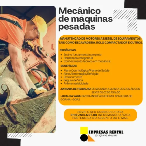 MECÂNICO- APARECIDA DE GOIÂNIA