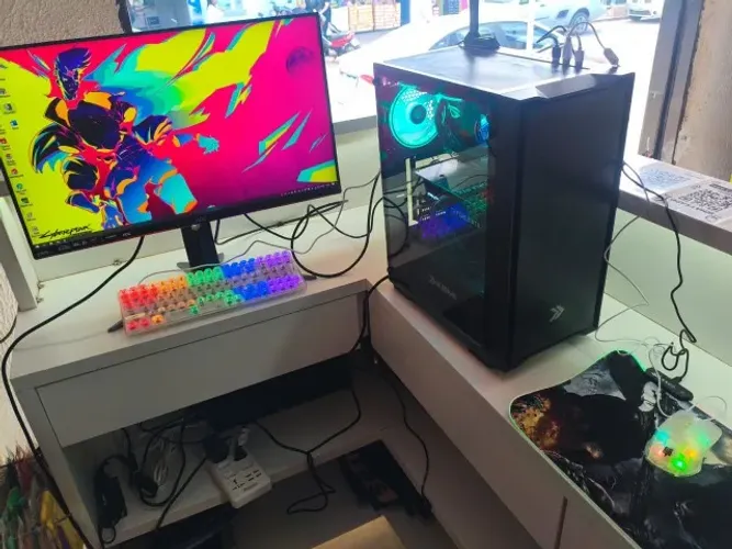 Pc Gamer i5 9 geraçao RTX 3060Ti Pny 32Gb ddr4 RGB Nvme 256GB 1Tb HD