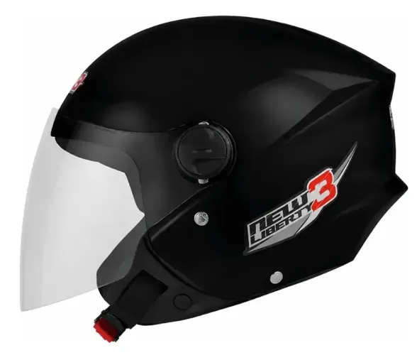 Capacete Aberto New Liberty Three Protork Com Viseira NOVO