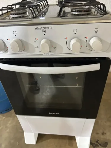 Fogão ótimo estado e plástico bolha para mudança