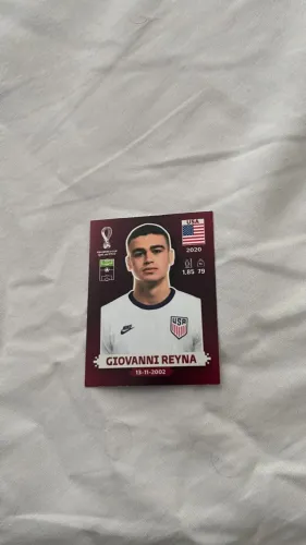 Figurinha Giovanni Reyna Copa 22 Oryx Edition Original