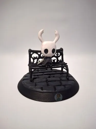 Knight Hollow Knight figure em Biscuit (Aceito encomendas)
