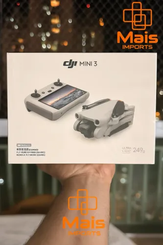 Drone DJi mini 3 standart controle com tela NOVO