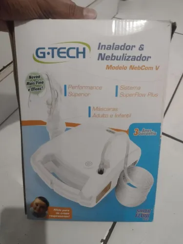 Aparelho Nebulizador Inalador G-tech Nebcom 5 110v Cor Branco