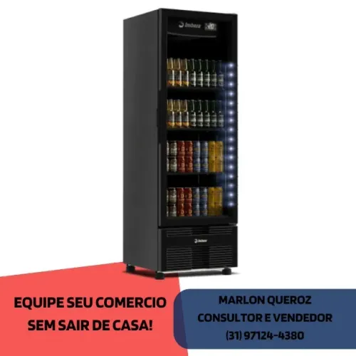 Cervejeira 560L Porta de Vidro Imbera