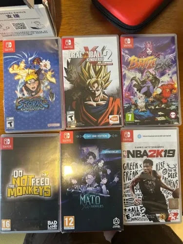 6 jogos Nintendo Switch