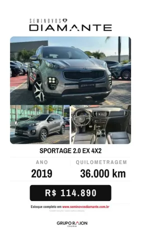 Kia Motors Sportage EX 2.0 16v/ 2.0 16V Flex Aut. 2019
