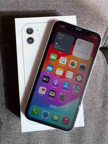 iPhone 11 Branco 256GB perfeito estado