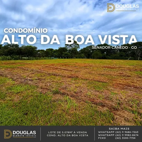 LOTE À VENDA COND ALTO DA BOA VISTA