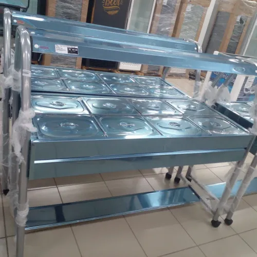 CARRO TÉRMICO INDUSTRIAL DE 8 CUBAS EM INOX, ELÉTRICO, NOVO, PROMOÇÃO!!!!