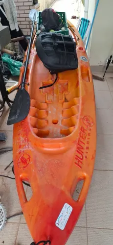 Caiaque hunter fishing up 