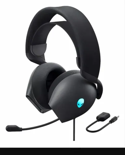 Headset gamer Alienware com fio - AW520H Preto