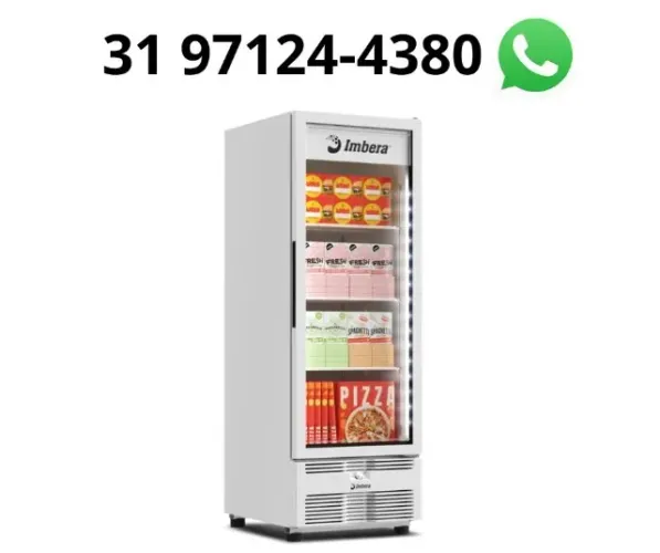 Freezer Vertical Porta de Vidro 560L Imbera