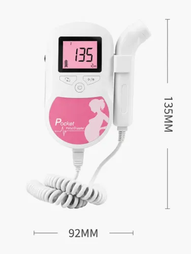 Sonar Fetal Doppler Coração Bebe Pré Natal + Gel Contec Pro