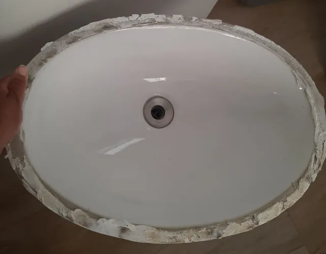 Cuba de pia de banheiro 