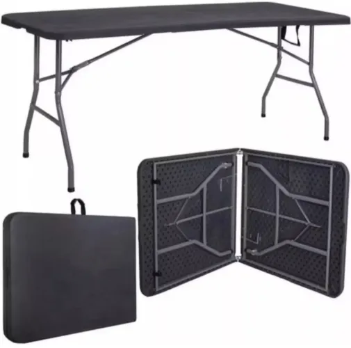 MESA MALETA DOBRAVEL 1.80 LOJA IKONOFFICE