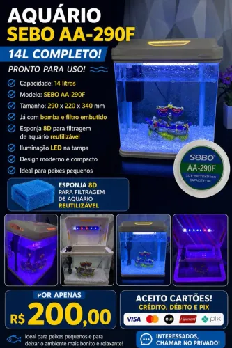 Aquário 14 Litros