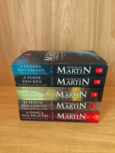 As Crônicas de Gelo e Fogo Coleção 5 Livros