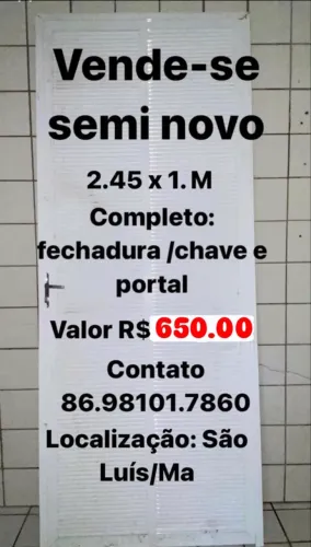 Vende - se Portão de Alumínio