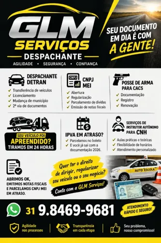 Despachante,Detran, MEI CNPJ e CAC , Instrutor autônomo