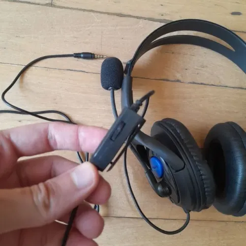 *fone headset microfone lapela volume p3