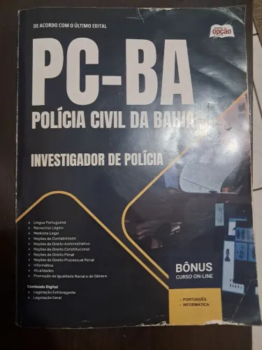 Vendo essa apostilha para o concurso da PC bahia