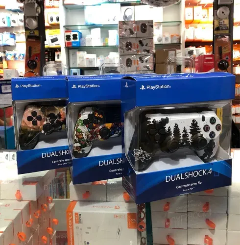 Controle Ps4 Joystick Compatível PC TV SMART