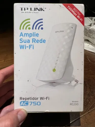 Repetidor Wi-Fi TP-Link AC750 RE200 - Usado em Ótimo Estado