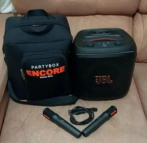 JBL Partybox Encore 2 Modelo Novo Acompanha Os 2 Microfones