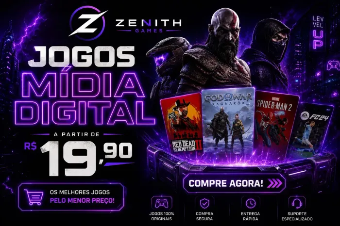 Jogos Mídia Digital a partir de R$ 19,90
