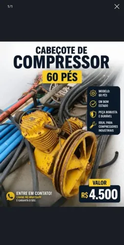 Compressor de 60 pés ótimo estado funcionando