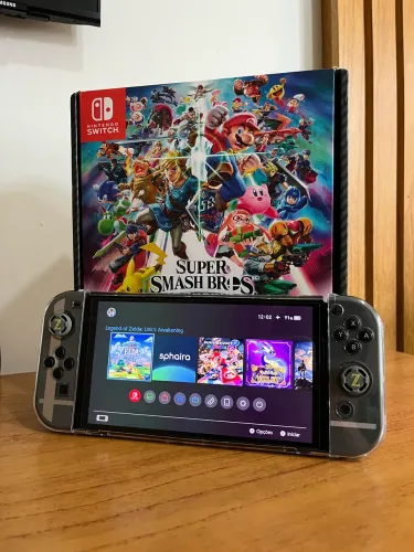 Nintendo Switch Oled Edição Super Smash Bros - Desbloqueado