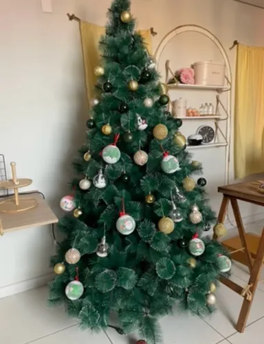 Árvore de Natal decorada